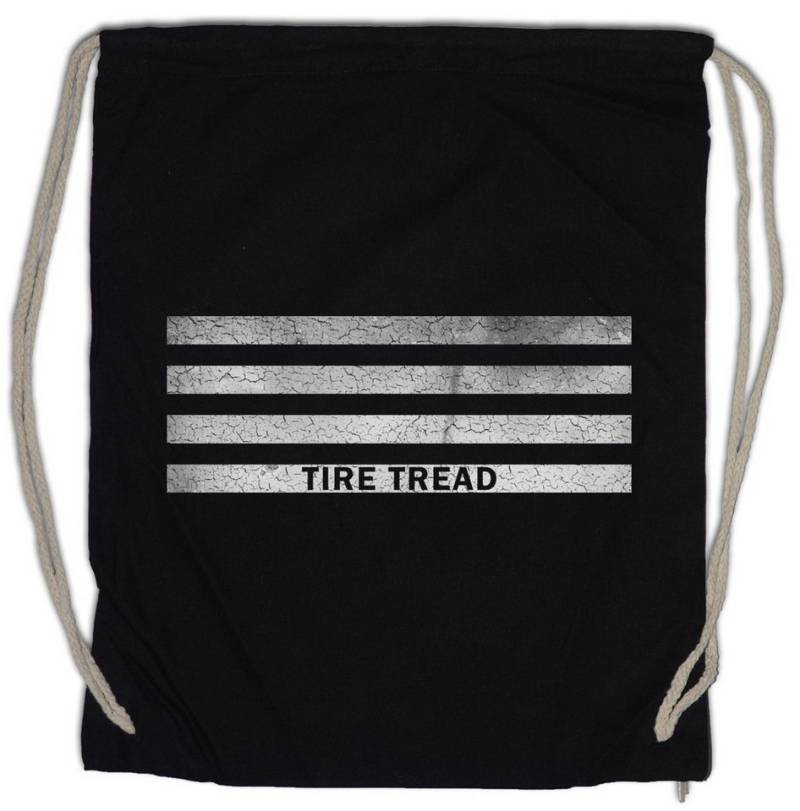 Urban Backwoods Turnbeutel Tire Tread Bars Turnbeutel Race Racing Car Auto Driver Racer Biker (1-tlg), Petrol Head Fun Engine von Urban Backwoods