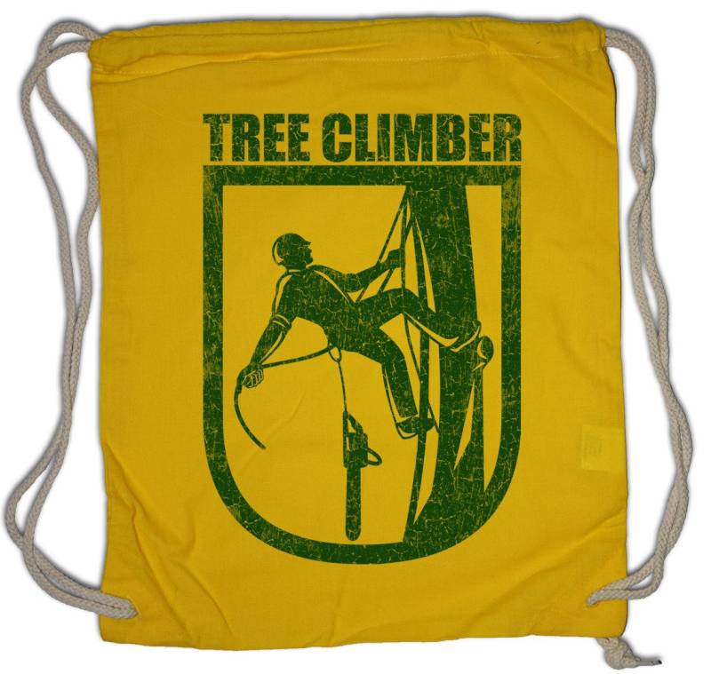 Urban Backwoods Turnbeutel Tree Climber III Turnbeutel Holzfäller Axt Waldarbeiter Förster Logger (1-tlg), Lumberjack Woodcutter Woodsman Forstarbeiter von Urban Backwoods