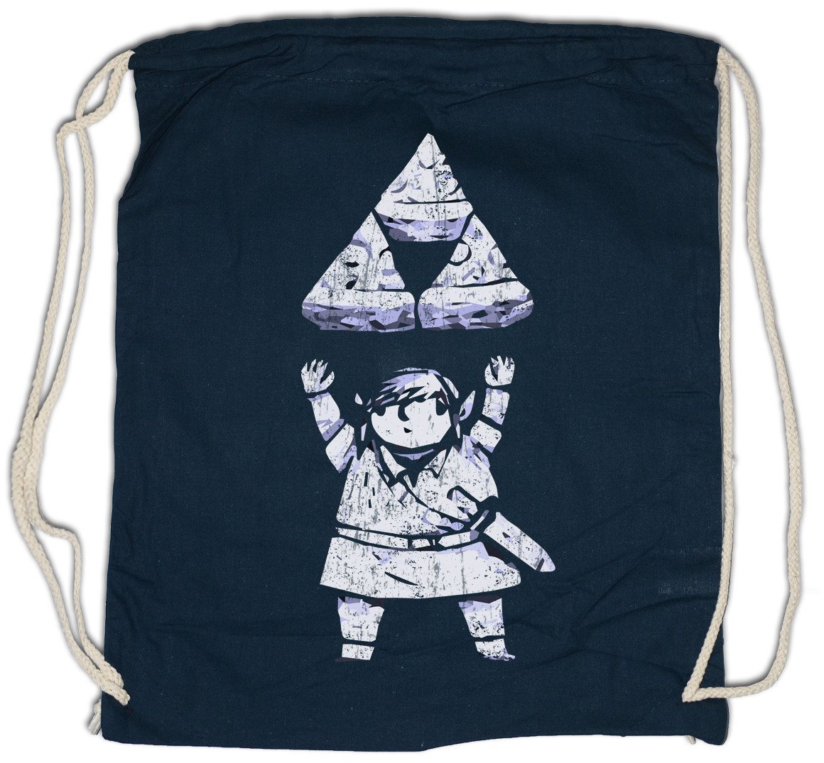 Urban Backwoods Turnbeutel Triforce Pizza Turnbeutel Zelda Game Gamer PC Gaming Triforce Link (1-tlg), Games Geek Nerd Hyrule von Urban Backwoods