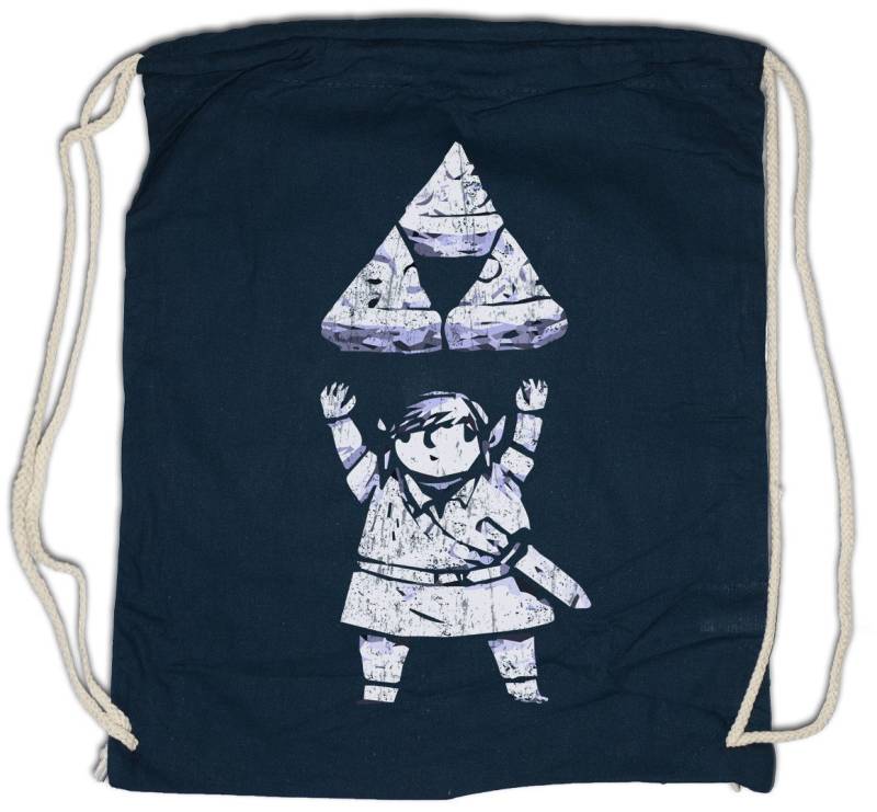 Urban Backwoods Turnbeutel Triforce Pizza Turnbeutel Zelda Game Gamer PC Gaming Triforce Link (1-tlg), Games Geek Nerd Hyrule von Urban Backwoods