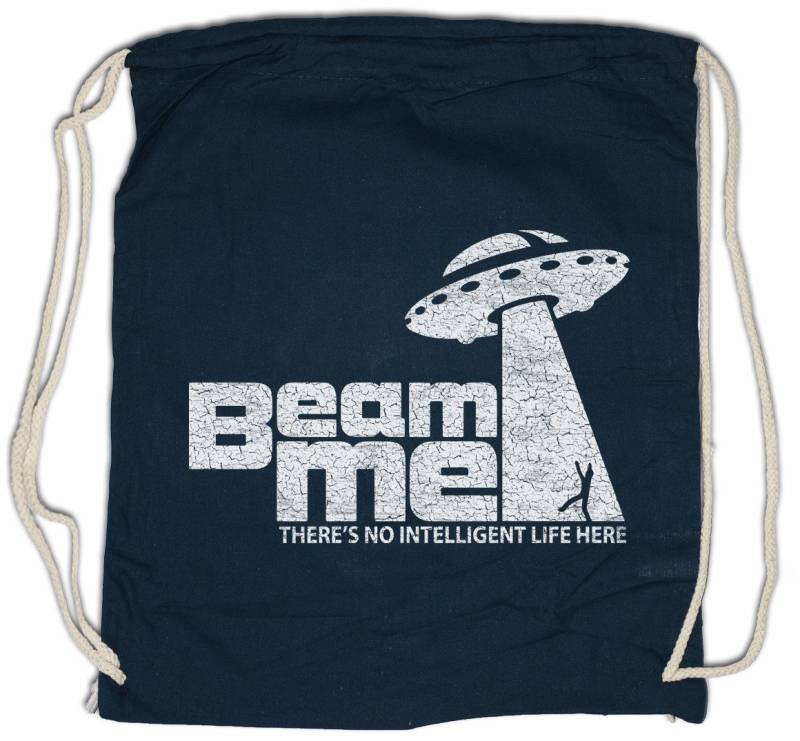 Urban Backwoods Turnbeutel UFO Beam Me Turnbeutel Gamer Gaming Games Pixel Retro Arcade Alien (1-tlg), Vril Flugscheibe Haunebu von Urban Backwoods