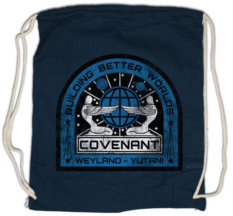 Urban Backwoods Turnbeutel USCSS Covenant Patch Turnbeutel Prometheus Nostromo Weyland Alien Saga (1-tlg), Yutani Aliens von Urban Backwoods
