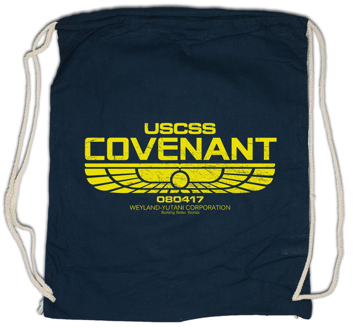Urban Backwoods Turnbeutel USCSS Covenant Turnbeutel Nostromo Alien Yutani Logo Corp Ripley (1-tlg), Prometheus Covenant Romulus Corporation von Urban Backwoods