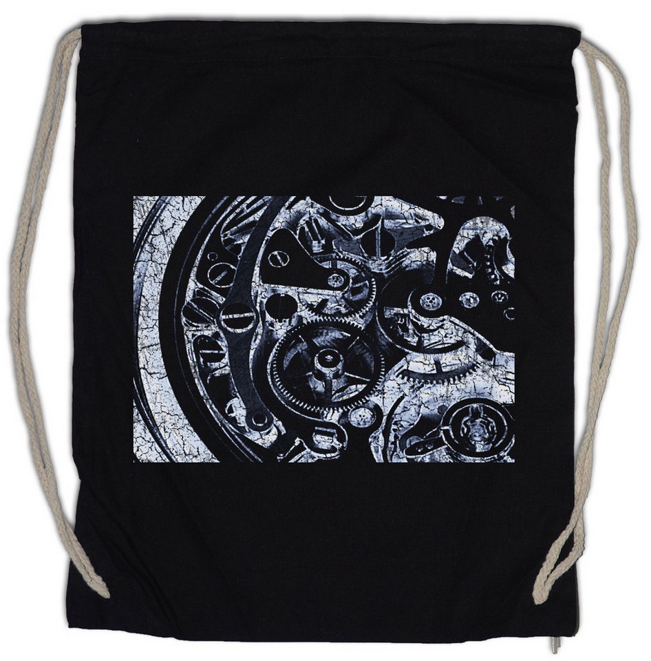 Urban Backwoods Turnbeutel Uhrwerk I Turnbeutel Uhr Uhrmacher Clockwork Uhren Watch Sammler (1-tlg), Mechaniker Mechanik Collector Technologie von Urban Backwoods