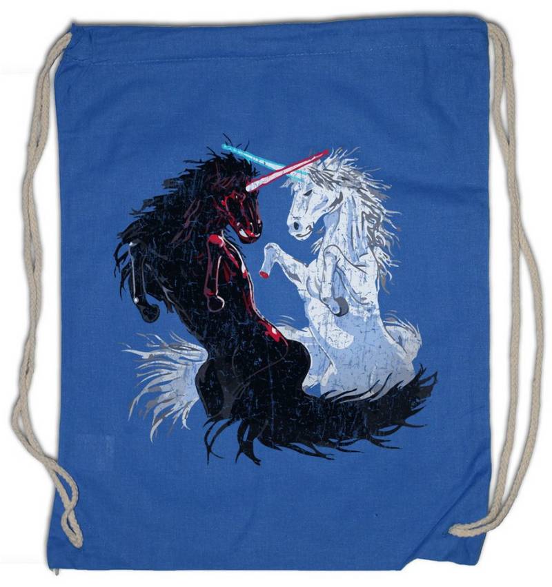 Urban Backwoods Turnbeutel Unicorn Wars Turnbeutel Einhorn Regenbogen Star Good Rainbow Evil (1-tlg), Princess Last Fairytale Unicorn von Urban Backwoods