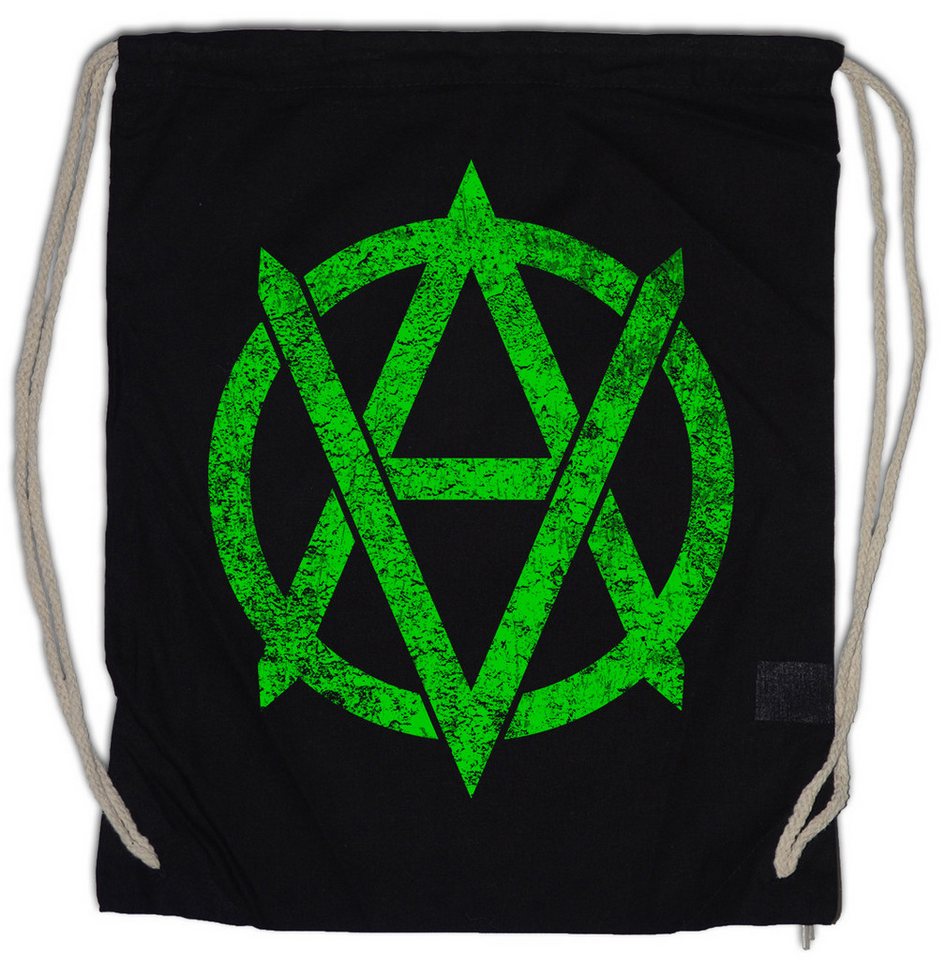 Urban Backwoods Turnbeutel Vegananarchism Symbol Turnbeutel OMG Veganismus Vegetables (1-tlg), Vegetarianism Vegetarian Vegetarisch Vegetarier von Urban Backwoods