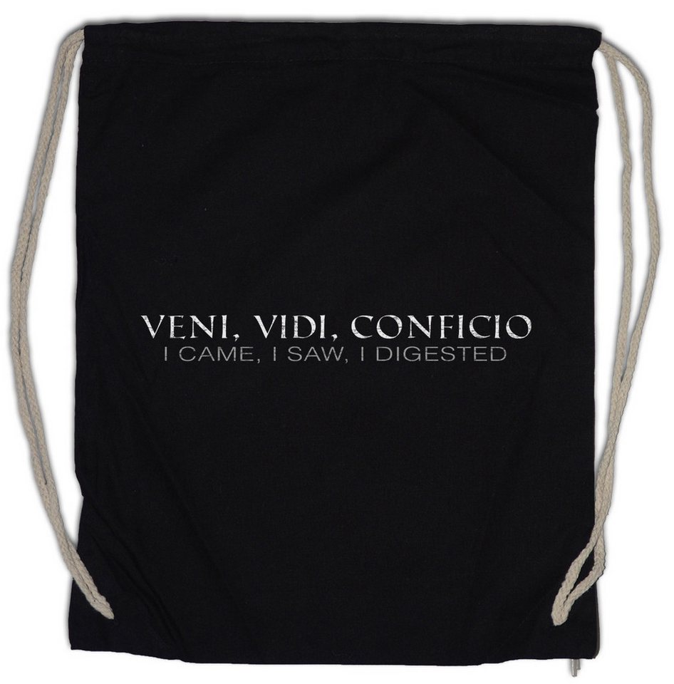 Urban Backwoods Turnbeutel Veni Vidi Conficio Turnbeutel Dick Dicker Stolz Übergewicht Chubby (1-tlg), Pride Fat Large Big von Urban Backwoods