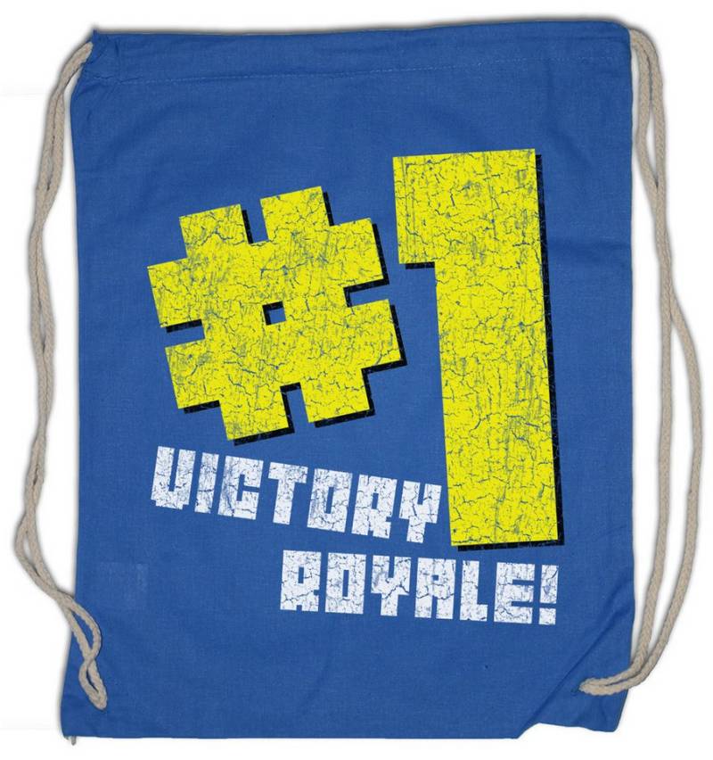 Urban Backwoods Turnbeutel Victory Royale! Turnbeutel Playerunknown's Battle Battleground (1-tlg), Schlange Royal Geek Nerd von Urban Backwoods