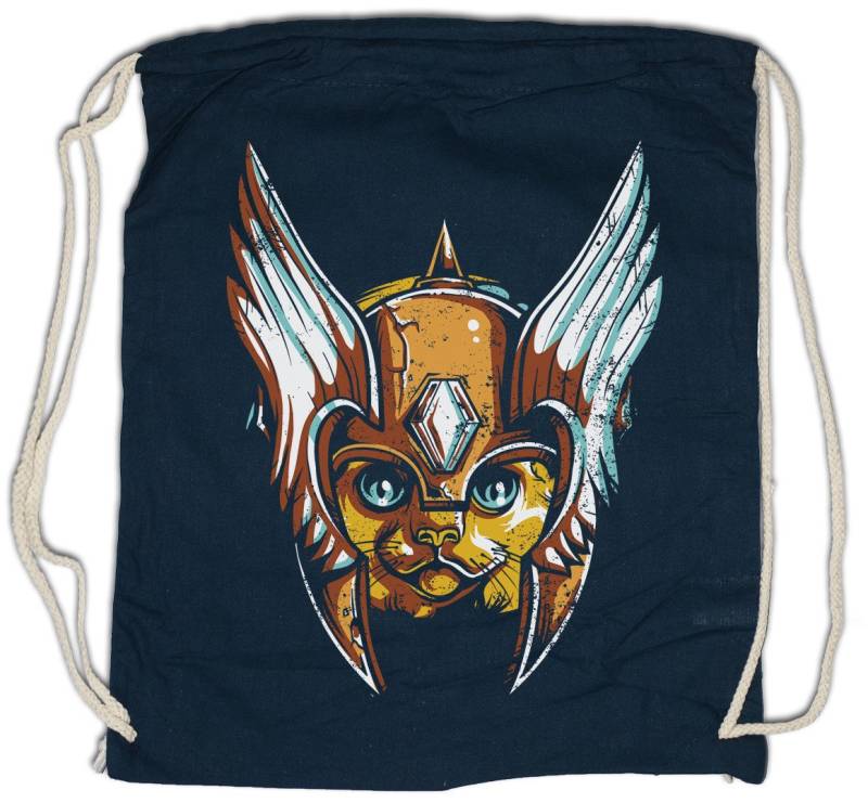 Urban Backwoods Turnbeutel Viking Cat Face Turnbeutel Wikinger Katze Fenris Walhalla Odhin Thor (1-tlg), Loki Midgard Arsen Yggdrasil von Urban Backwoods