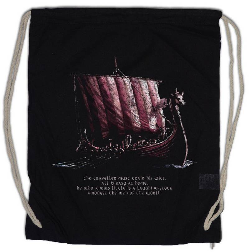 Urban Backwoods Turnbeutel Viking Ship II Turnbeutel Vikings Schiff Wikinger Langboot Drachenboot (1-tlg), Langschiff Ruderboot Longship Norsemen von Urban Backwoods
