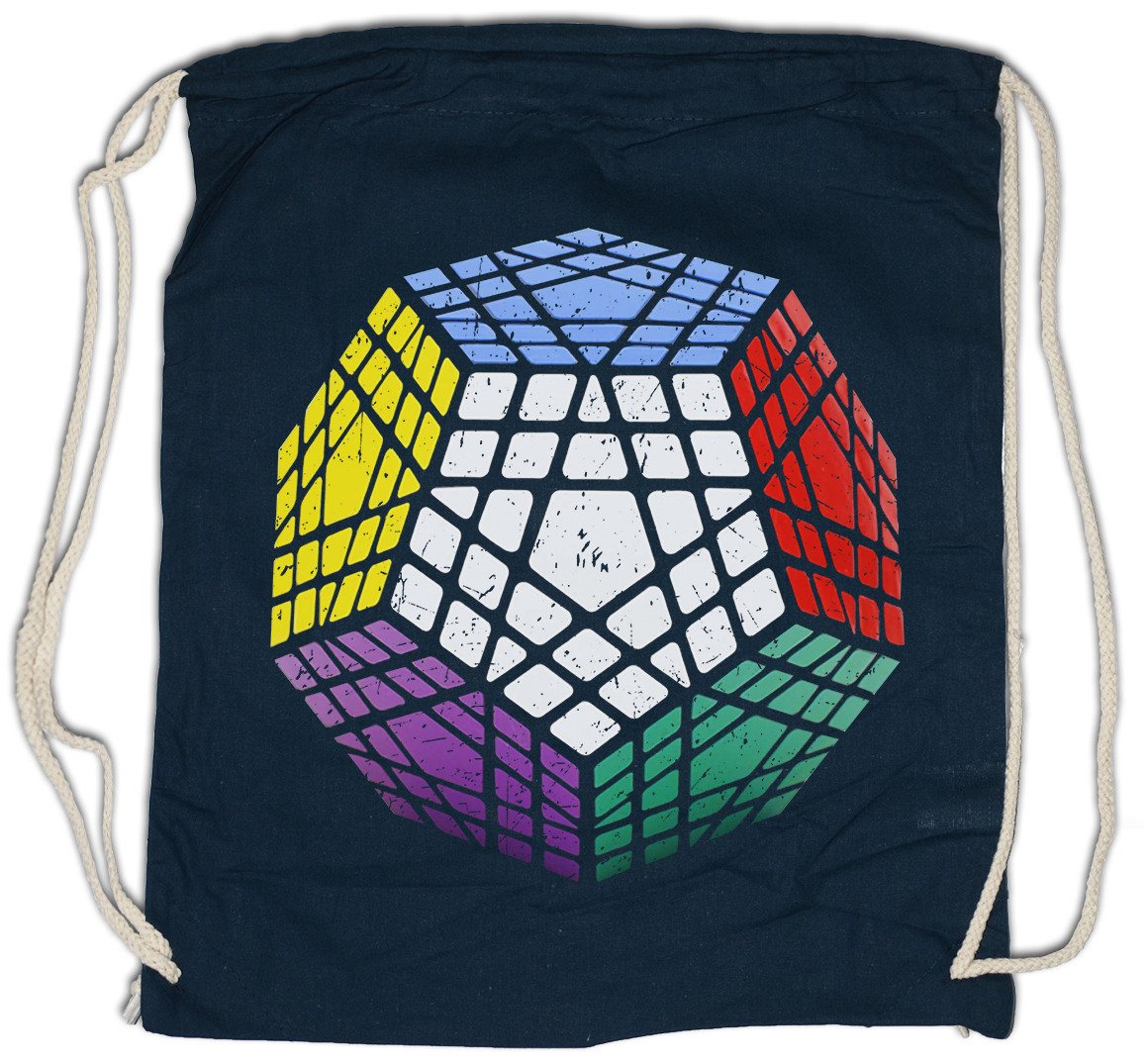 Urban Backwoods Turnbeutel Vintage Megaminx Turnbeutel Cube Zauberwürfel 80s Magic Speed Cubing (1-tlg), Cuber Speedcube Megamix Algorithm von Urban Backwoods