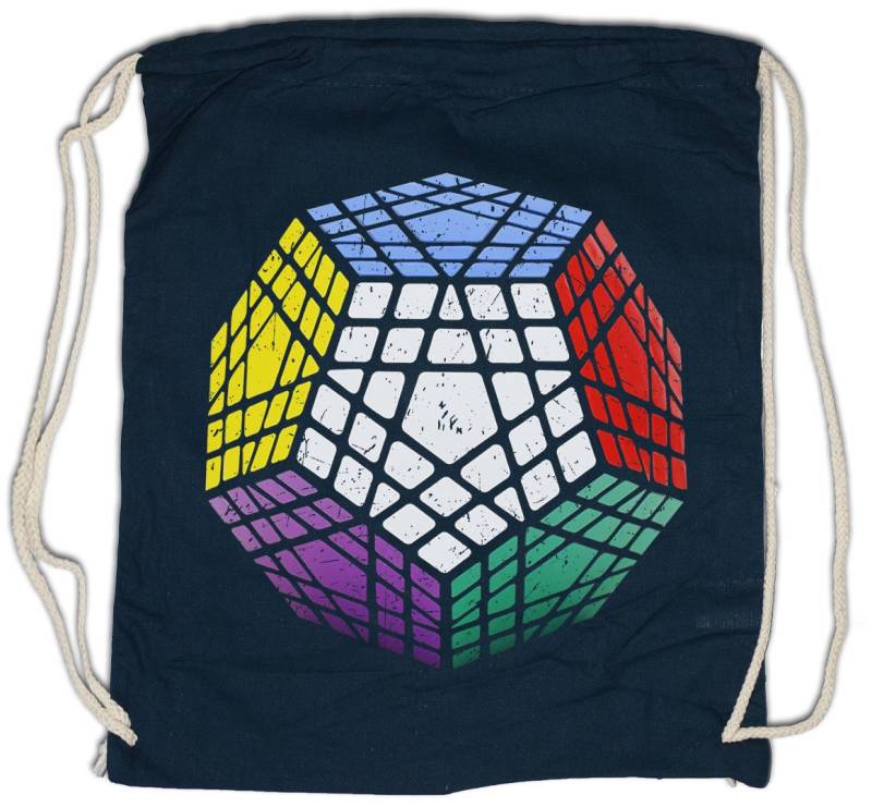Urban Backwoods Turnbeutel Vintage Megaminx Turnbeutel Cube Zauberwürfel 80s Magic Speed Cubing (1-tlg), Cuber Speedcube Megamix Algorithm von Urban Backwoods