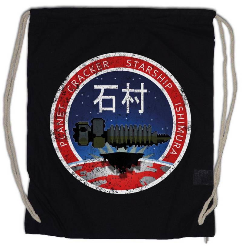 Urban Backwoods Turnbeutel Vintage Planet Cracker Starship Ishimura TurnbeutelDead Logo Space (1-tlg), Nerd Freak Scifi Horror von Urban Backwoods