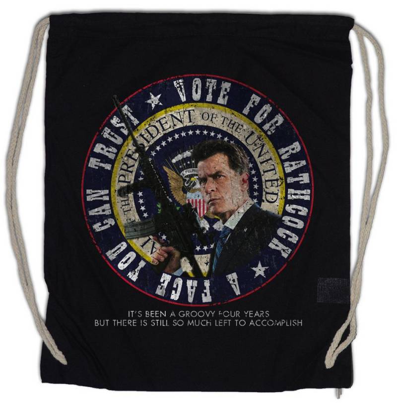 Urban Backwoods Turnbeutel Vote For Rathcock Machete Turnbeutel Symbol Sign Road Machete Movie (1-tlg), Che Guevara Guerilla Kills von Urban Backwoods