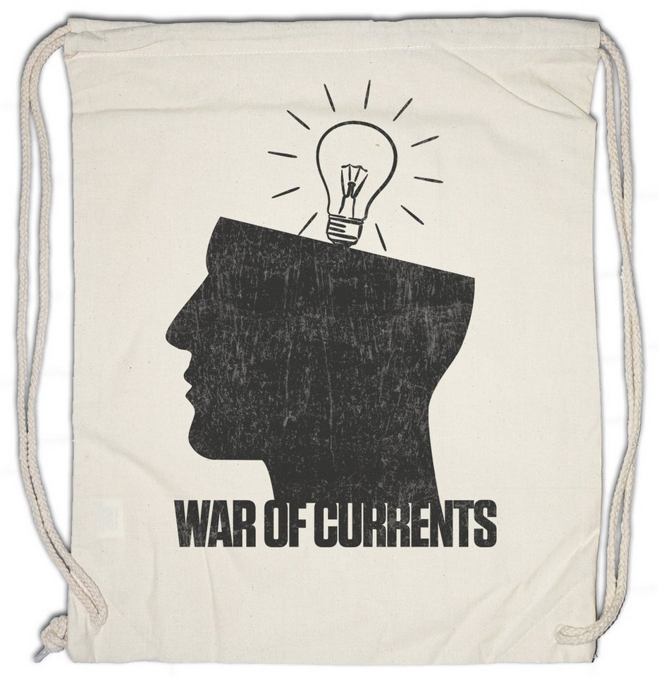 Urban Backwoods Turnbeutel War Of Currents Turnbeutel Stromkrieg Thomas Alva George Westinghouse (1-tlg), Edison AC/DC Wechselspannung About von Urban Backwoods