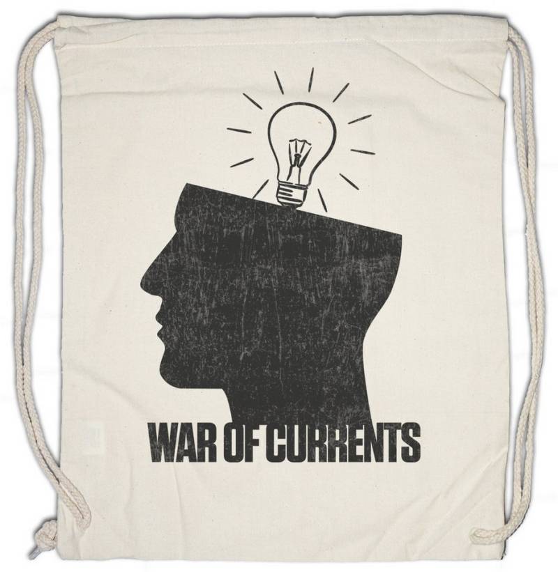 Urban Backwoods Turnbeutel War Of Currents Turnbeutel Stromkrieg Thomas Alva George Westinghouse (1-tlg), Edison AC/DC Wechselspannung About von Urban Backwoods
