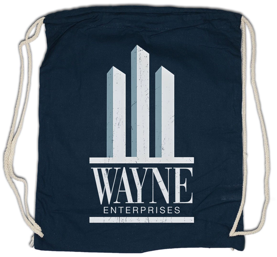 Urban Backwoods Turnbeutel Wayne Enterprises Logo B Turnbeutel Company Gotham TV City Dark Wayne (1-tlg), Knight Batman Joker Bruce von Urban Backwoods