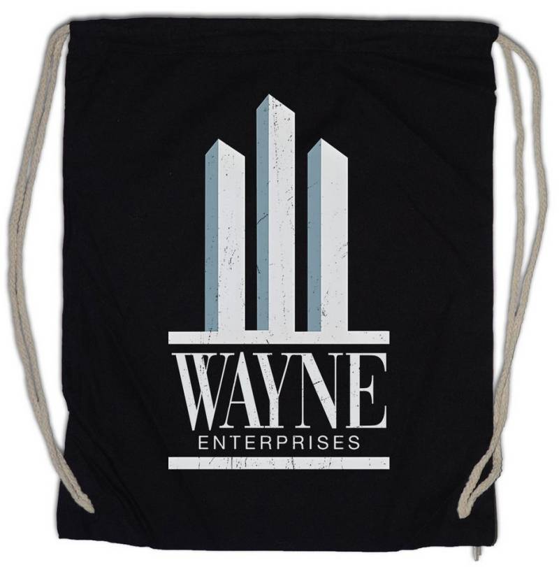 Urban Backwoods Turnbeutel Wayne Enterprises Logo B Turnbeutel Company Gotham TV City Dark Wayne (1-tlg), Knight Batman Joker Bruce von Urban Backwoods