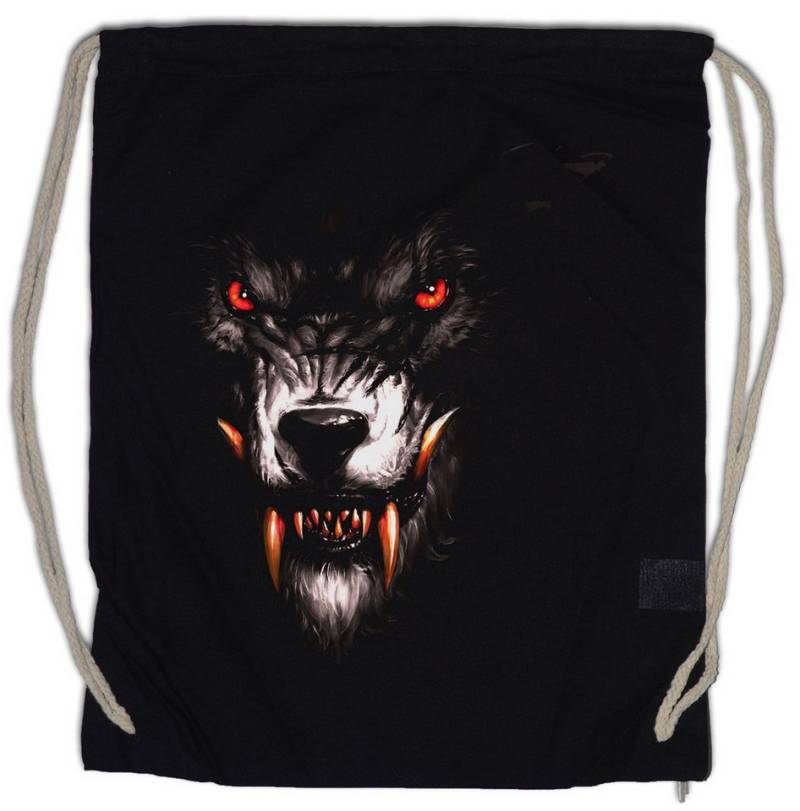 Urban Backwoods Turnbeutel Werewolf Turnbeutel Wölfe Mond The Werwolf Horror Das Howling Tier (1-tlg), Wolf Horror Monster Vampire von Urban Backwoods