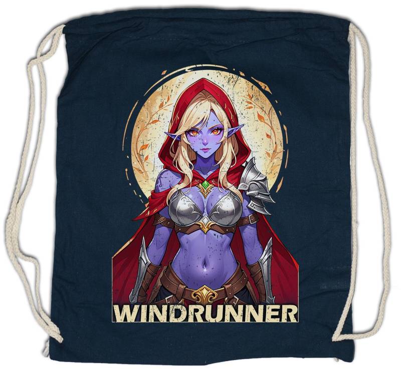Urban Backwoods Turnbeutel Windrunner Turnbeutel Warcraft Warrior Of Sylvana Elf World Fantasy (1-tlg), Video Game VG Gaming von Urban Backwoods