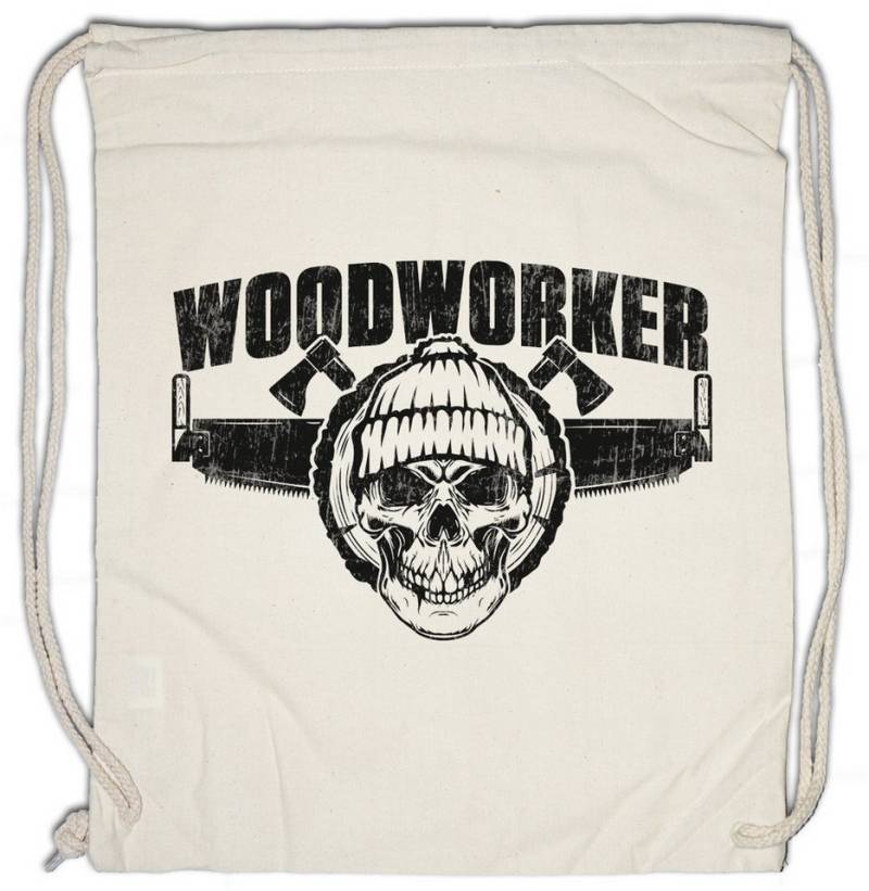 Urban Backwoods Turnbeutel Woodworker V Turnbeutel Holzfäller Axt Waldarbeiter Förster Logger (1-tlg), Lumberjack Woodcutter Woodsman Jack von Urban Backwoods