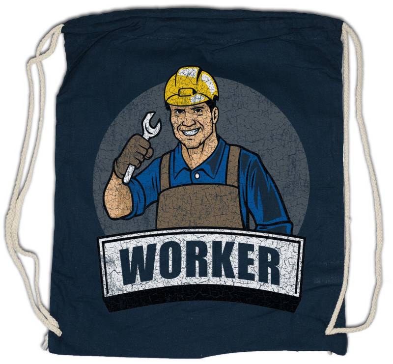 Urban Backwoods Turnbeutel Worker III Turnbeutel Handwerk Handwerker Heimwerker Hausmeister (1-tlg), Repairman DIY Enthusiast Mann von Urban Backwoods