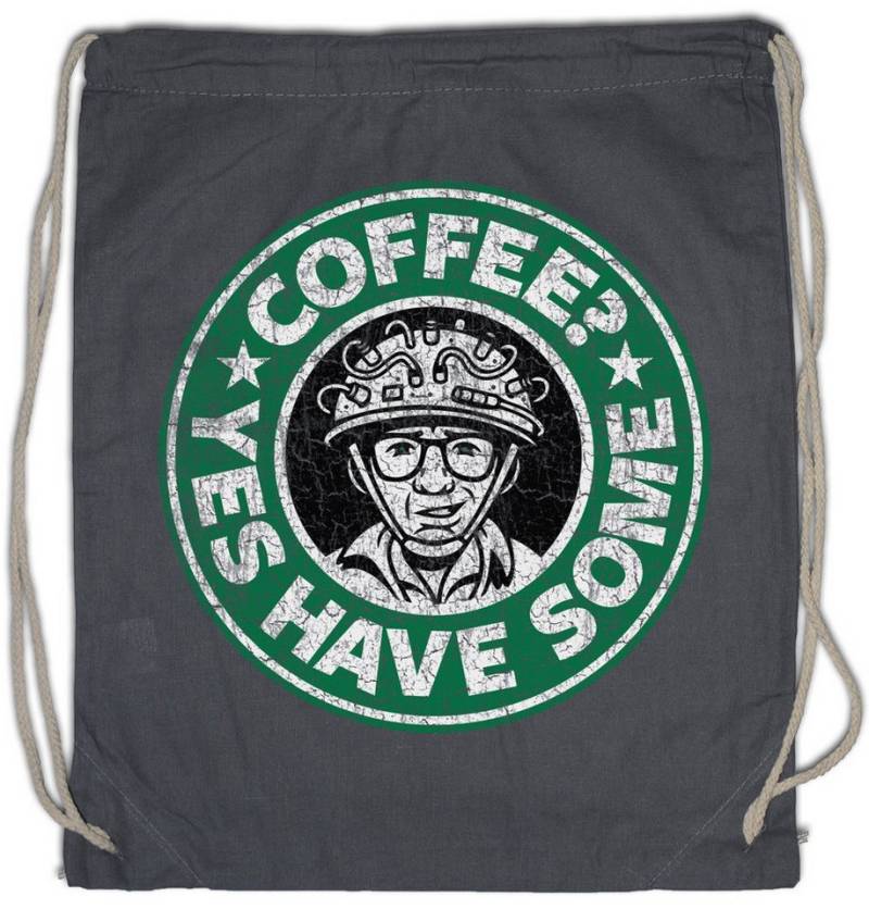 Urban Backwoods Turnbeutel Yes Have Some Coffee Turnbeutel Kaffee Coffeine Koffein Geister Comic (1-tlg), Ghost Geisterjäger Busters Dr. von Urban Backwoods