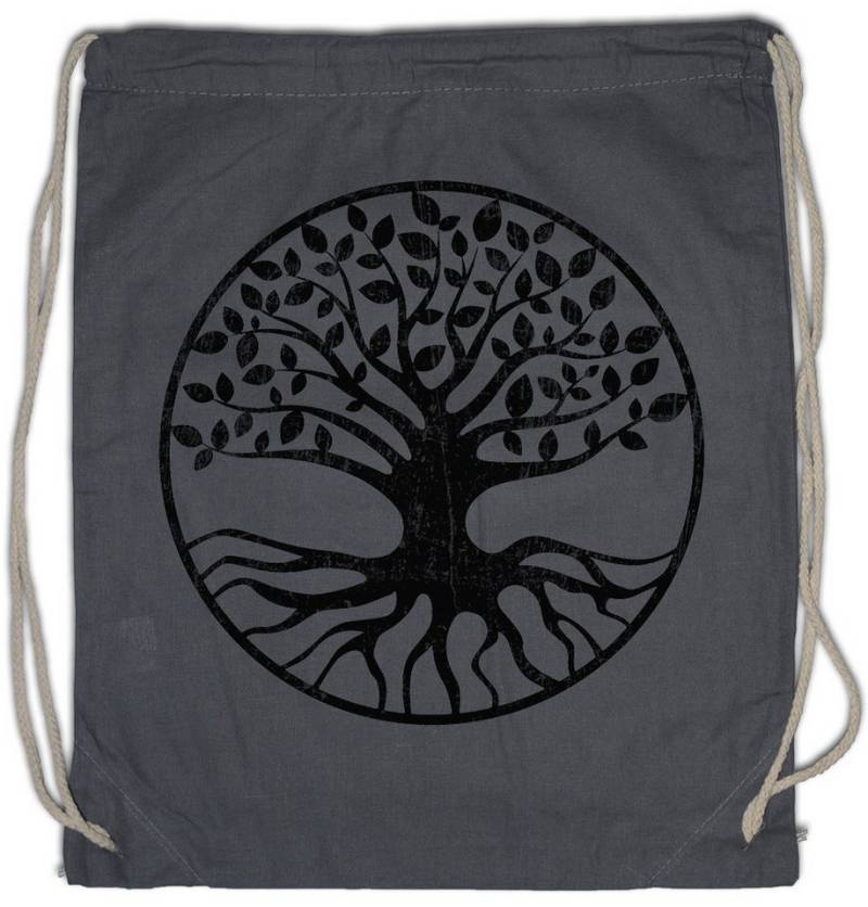 Urban Backwoods Turnbeutel Yggdrasil V Turnbeutel Weltenbaum Arsen Tree of Life Walhall Walhalla (1-tlg), Ravens Odin Thor Mjölnir von Urban Backwoods