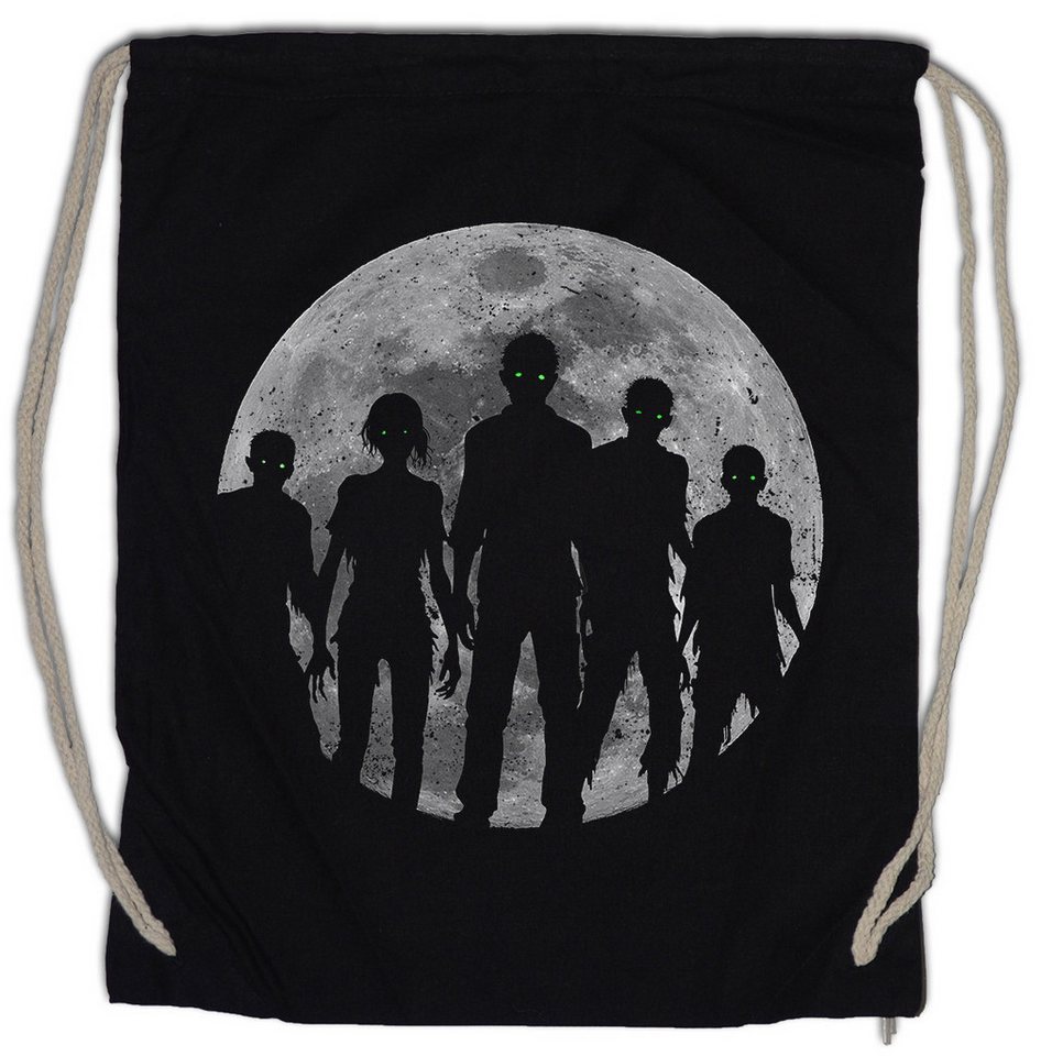 Urban Backwoods Turnbeutel Zombie Moon Turnbeutel The Mond Zombies Walking Horror Dead Living (1-tlg), Night Return Walkers Rick von Urban Backwoods