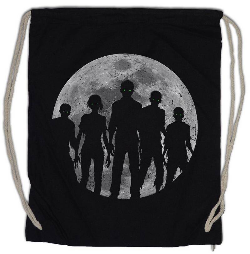 Urban Backwoods Turnbeutel Zombie Moon Turnbeutel The Mond Zombies Walking Horror Dead Living (1-tlg), Night Return Walkers Rick von Urban Backwoods