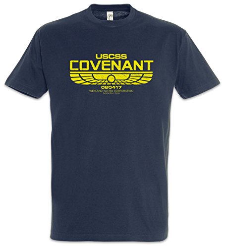 Urban Backwoods USCSS Covenant II Herren T-Shirt Blau Größe 2XL von Urban Backwoods