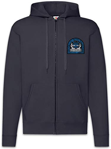 Urban Backwoods USCSS Covenant Patch Herren Zipper Hoodie Kapuzenpullover Blau Größe 2XL von Urban Backwoods