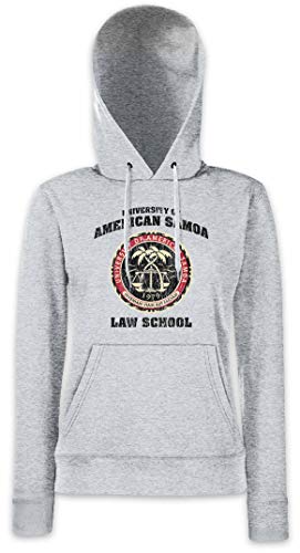 Urban Backwoods University of American Samoa Damen Kapuzenpullover Hoodie Grau Größe XL von Urban Backwoods