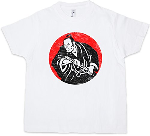 Urban Backwoods Unmasked Samurai Jungen Kinder Kids T-Shirt Weiß Größe 12 Jahre von Urban Backwoods