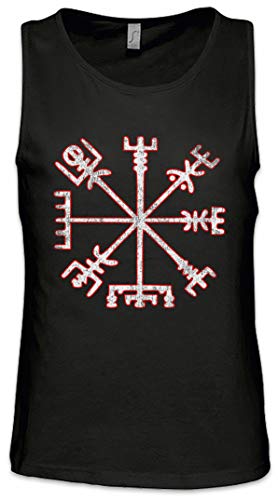 Urban Backwoods Vegvisir Viking Compass Herren Männer Tank Top Training Shirt Schwarz Größe 5XL von Urban Backwoods