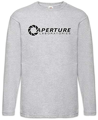 Urban Backwoods Vintage Aperture Laboratories Herren Langarm T-Shirt Grau Größe M von Urban Backwoods