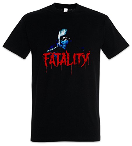 Urban Backwoods Vintage Sub-Zero Fatality Herren T-Shirt Schwarz Größe 3XL von Urban Backwoods