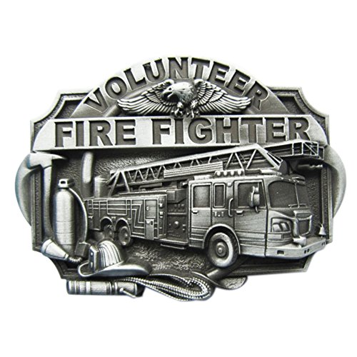 Urban Backwoods Volunteer Fire Fighter IV Gürtelschnalle für Wechselgürtel Buckle von Urban Backwoods