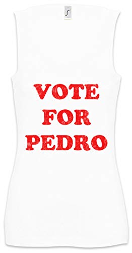 Urban Backwoods Vote for Pedro Damen Frauen Tank Top Shirt Weiß Größe M von Urban Backwoods