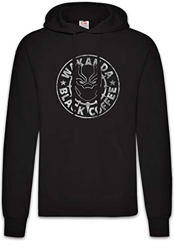 Urban Backwoods Wakanda Black Coffee Hoodie Kapuzenpullover Sweatshirt Schwarz Größe M von Urban Backwoods