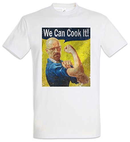 Urban Backwoods We Can Cook It ! Herren T-Shirt Weiß Größe L von Urban Backwoods