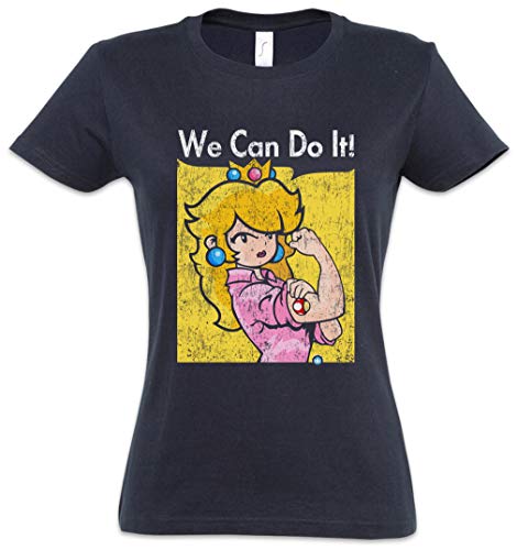 Urban Backwoods We Can Do It Princess Damen T-Shirt Blau Größe XS von Urban Backwoods