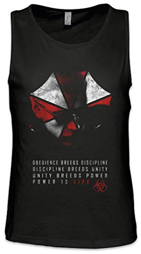 Urban Backwoods Wesker Umbrella Herren Männer Tank Top Training Shirt Schwarz Größe 2XL von Urban Backwoods