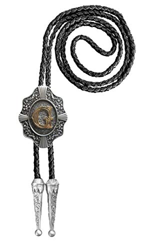 Urban Backwoods Western Letter G Bolotie Western Country Krawatte Bolo Tie von Urban Backwoods