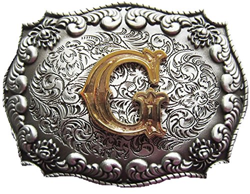 Urban Backwoods Western Letter G Gürtelschnalle für Wechselgürtel Buckle von Urban Backwoods