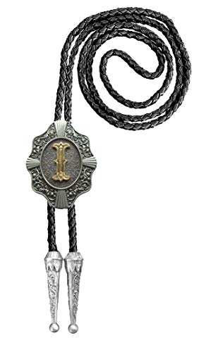 Urban Backwoods Western Letter I Bolotie Western Country Krawatte Bolo Tie von Urban Backwoods