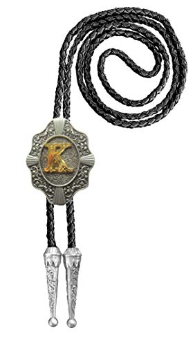 Urban Backwoods Western Letter K Bolotie Western Country Krawatte Bolo Tie von Urban Backwoods