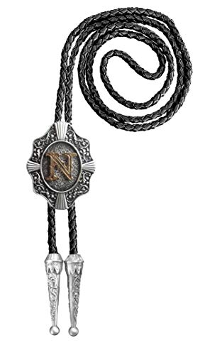 Urban Backwoods Western Letter N Bolotie Western Country Krawatte Bolo Tie von Urban Backwoods