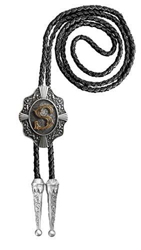 Urban Backwoods Western Letter S Bolotie Western Country Krawatte Bolo Tie von Urban Backwoods