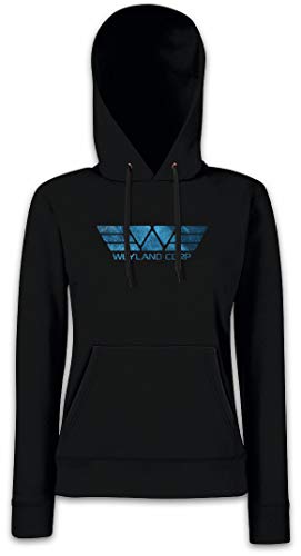 Urban Backwoods Weyland Corporation I Damen Kapuzenpullover Hoodie Schwarz Größe L von Urban Backwoods